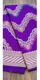 Pure Kataan Silk Sona Roopa Kadua Zari and Multi Colored Meenakari Weaved Saree