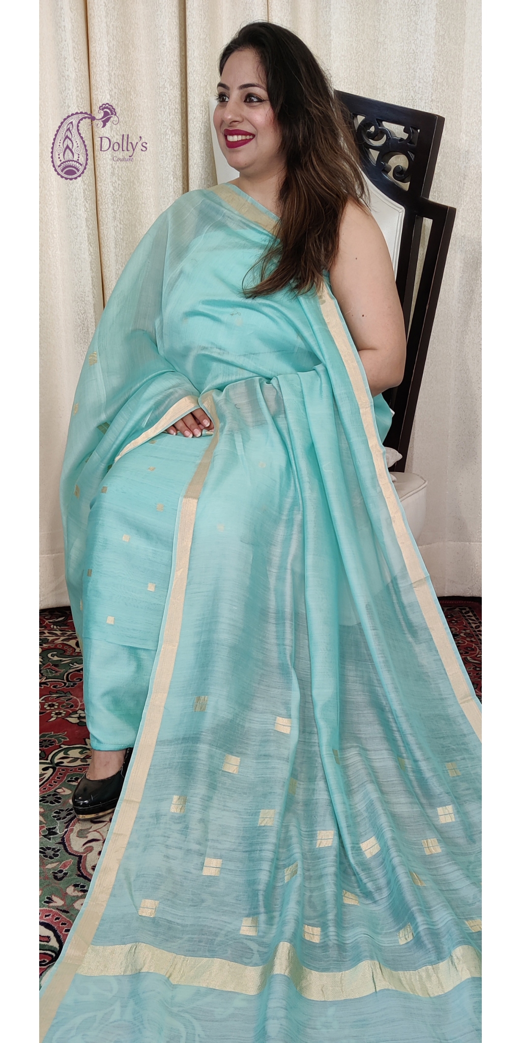 Pure Chanderi Silk Zari Weaved Suit