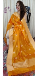 Pure Kataan Silk Zari and Meenakari Weaved Dupatta