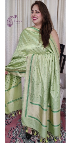 Pure Kataan Silk Intricate Zari Weaved Dupatta